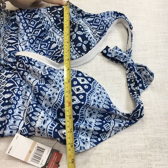 Jantzen One Piece Swimsuit Women 12 Tribal Print Halter Neck Beach Bathing Suit - Picture 12 of 16